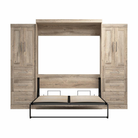 Grand lit escamotable avec armoires-penderies (115L)