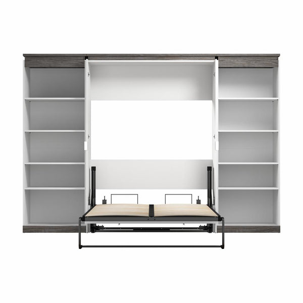 Full Murphy Bed with Shelves (120W)