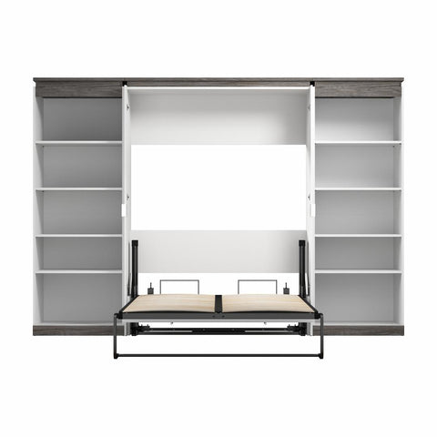 Full Murphy Bed with Shelves (120W)