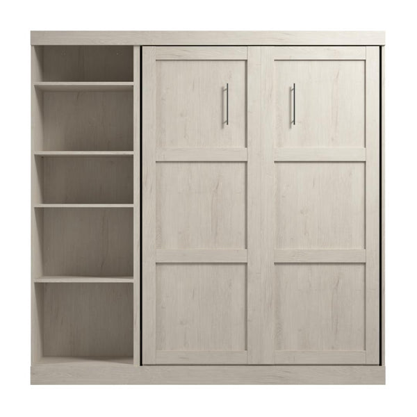 Full Murphy Bed with Shelving Unit (84W)