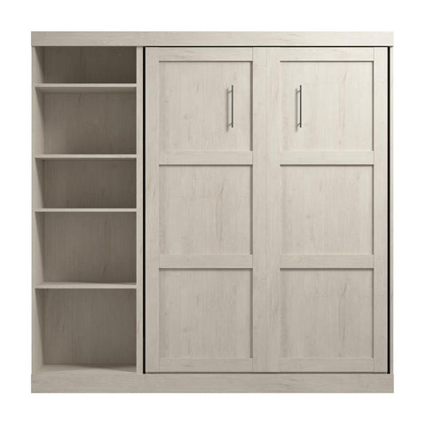 Full Murphy Bed with Shelving Unit (84W)