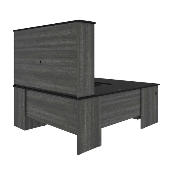 Bureau de direction en L ou en U avec huche
