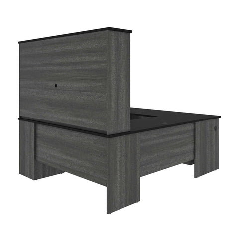 Bureau de direction en L ou en U avec huche