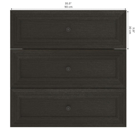 Traditional Drawers (3) Set, 36W