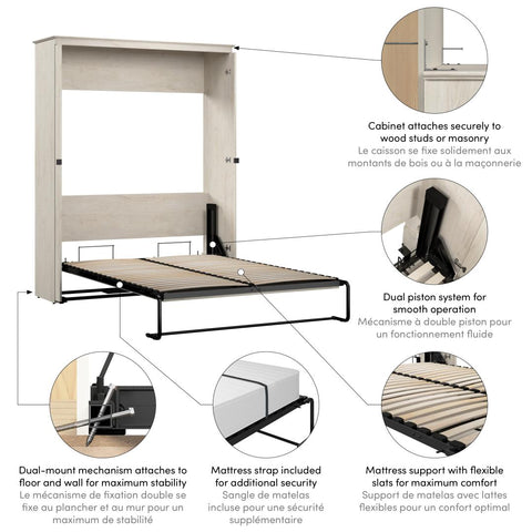 69W Queen Murphy Bed