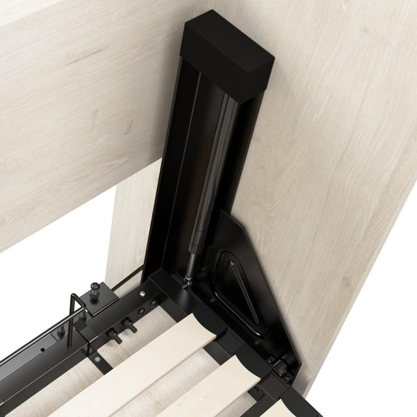 Lit escamotable double et 2 organisateurs de garde-robe avec tiroirs (109L)
