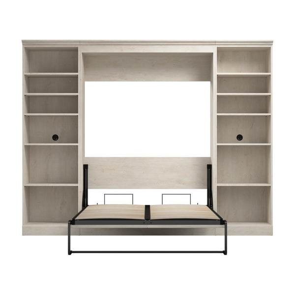 Lit escamotable double et 2 organisateurs de garde-robe (109L)