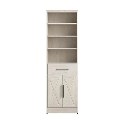 25W Closet Organizer with Drawer and Doors