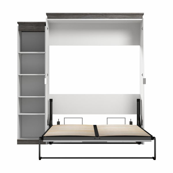 Grand lit escamotable avec étagère (87L)