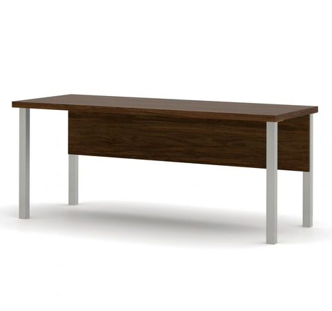 72W Table Desk with Square Metal Legs