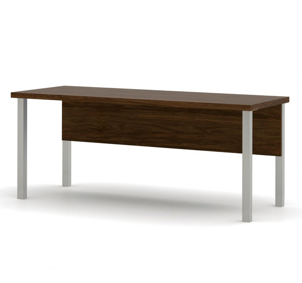 72W Table Desk with Square Metal Legs