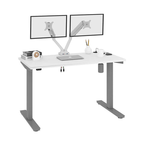 48W x 24D Standing Desk with Dual Monitor Arm