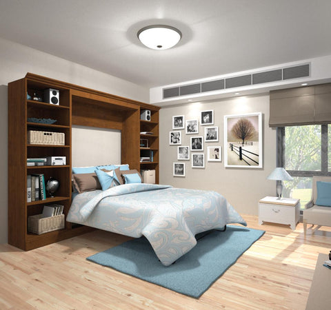 Full Murphy Bed and 2 Closet Organizers (109W)