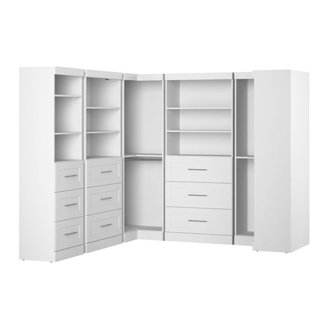 Système de rangement de garde-robe walk-in 161L