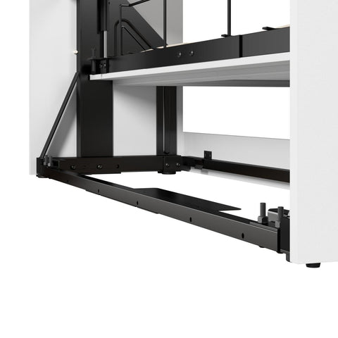 Queen Murphy Bed and Closet Organizers with Drawers (126W)