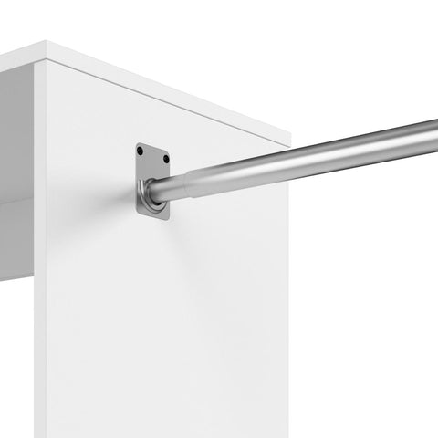 Closet Kit with Shelves & Clothing Rods, 24W x 15D