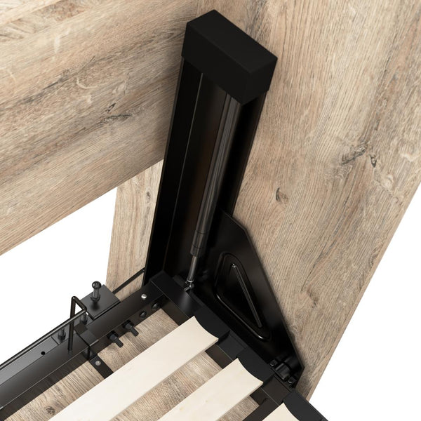 Grand lit escamotable et étagère avec tiroirs (90L)