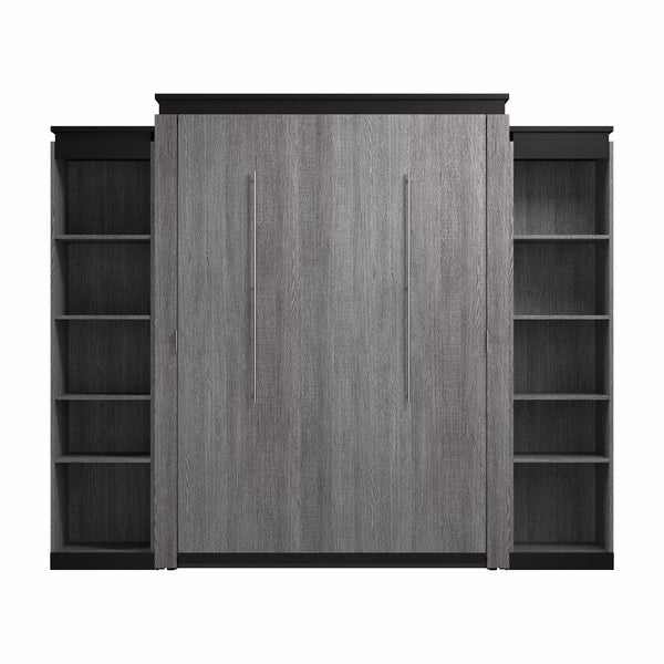 Queen Murphy Bed with Shelves (106W)