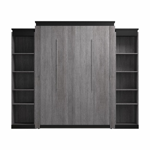 Queen Murphy Bed with Shelves (106W)