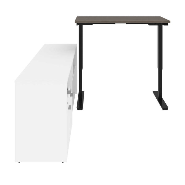 Bureau assis-debout en L 72L