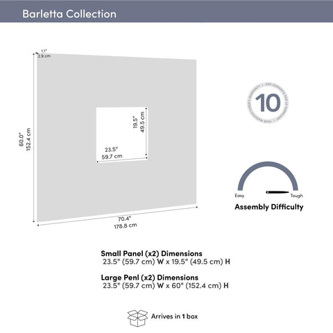 71W Small TV Wall Panel for Entertainment Center