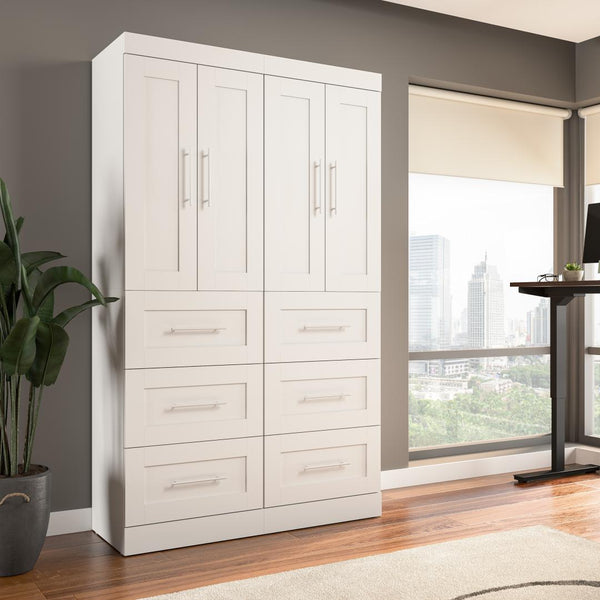 Système de rangement de garde-robe 50L avec tiroirs