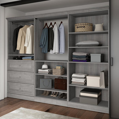 Système de rangement de garde-robe 108L
