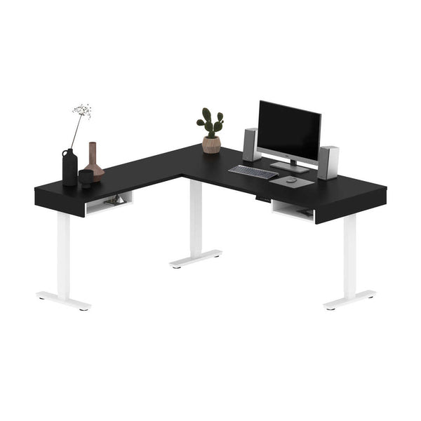 72W L-Shaped Standing Desk