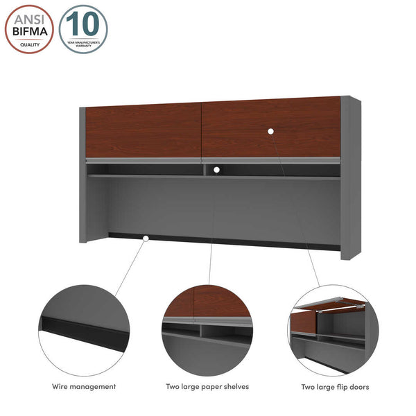 Huche 71L pour bureau étroit sans caisson