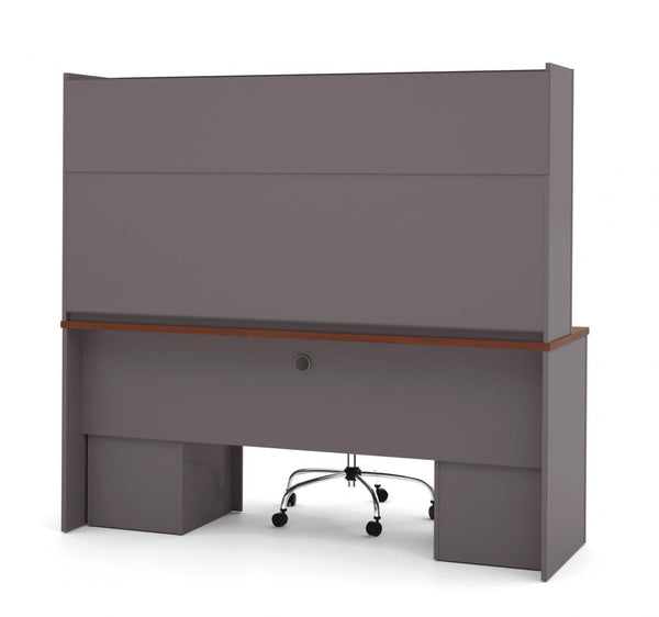 Bureau crédence 72L avec deux caissons et huche