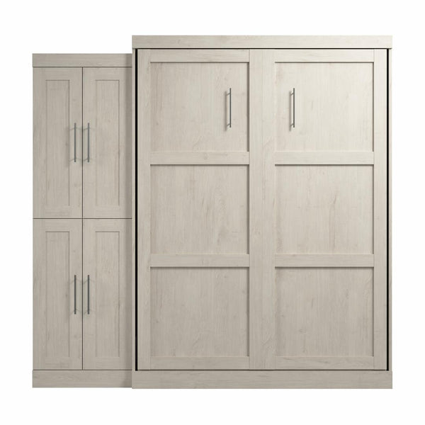 Grand lit escamotable avec organisateur de garde-robe (90L)