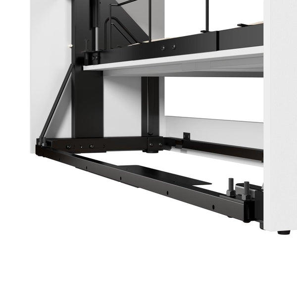 Lit escamotable double et 2 organisateurs de garde-robe avec tiroirs (109L)