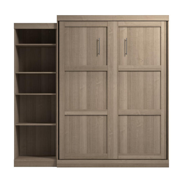 Grand lit escamotable avec étagère (90L)