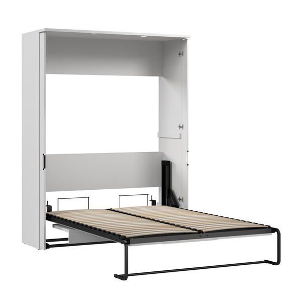 Lit escamotable double avec bureau 61L