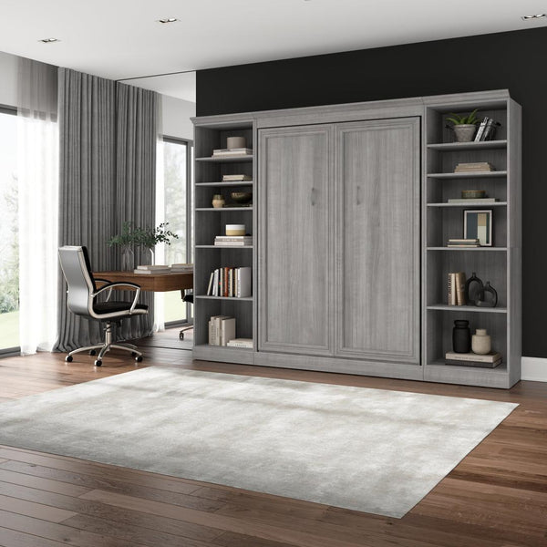 Full Murphy Bed and 2 Closet Organizers (109W)