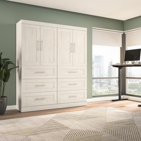 Contemporary Closet System with Drawers, 72W x 19D