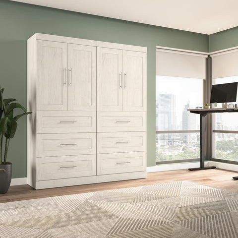 Contemporary Closet System with Drawers, 72W x 19D