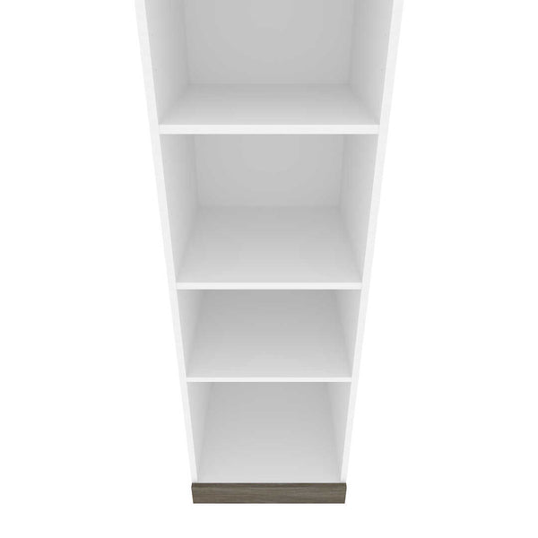 Full Murphy Bed and Narrow Storage Solutions with Drawers (99W)