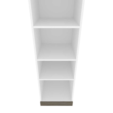 Full Murphy Bed and Narrow Storage Solutions with Drawers (99W)