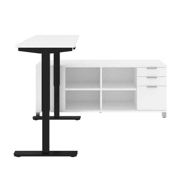 72W L-Shaped Standing Desk