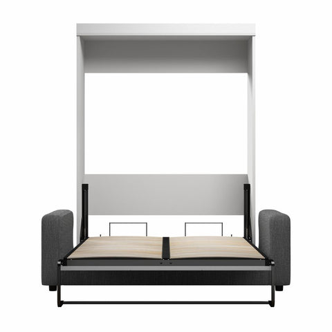 Lit escamotable double avec canapé (73L)