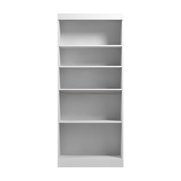 Contemporary Closet System with Shelves & Clothing Rods, 36W x 19D