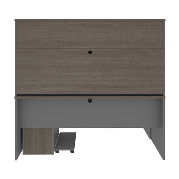 72W U-Shaped Executive Desk with 2 Pedestals and Hutch