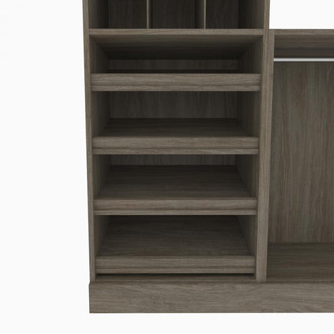 Système de rangement de garde-robe avec tiroirs 86L