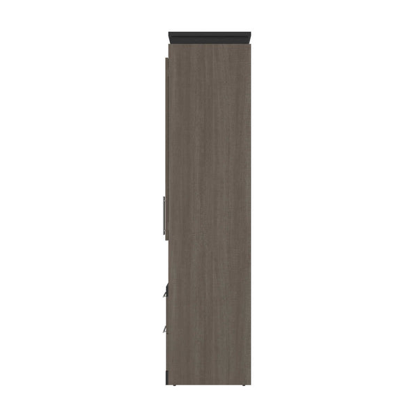 Lit escamotable deux places (double) avec rangement multifonctionnel (119L)