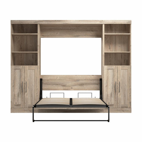 Full Murphy Bed with Closet Storage Organizers (109W)