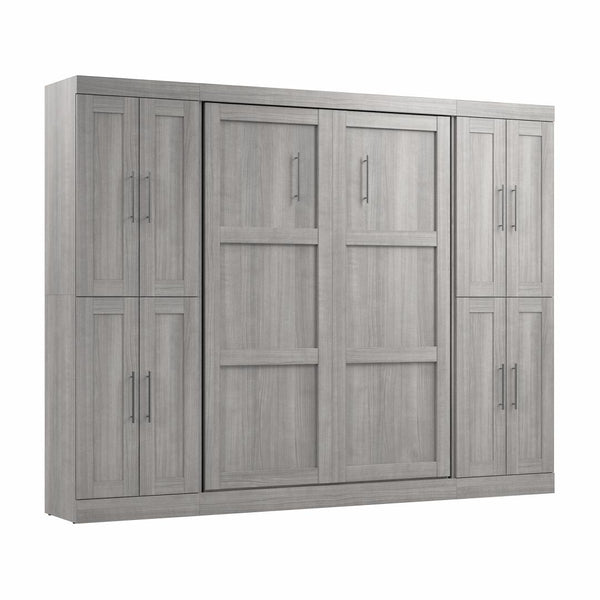 Full Murphy Bed with Storage Cabinets (109W)