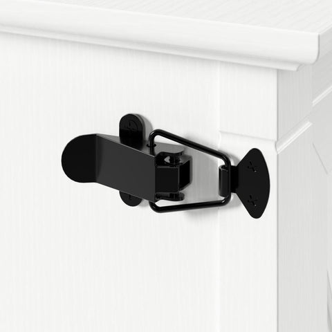 Grand lit armoire avec tiroir coulissant et matelas 65L