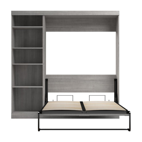 Full Murphy Bed with Shelving Unit (84W)