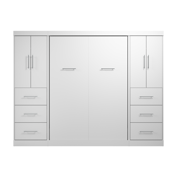 Full Murphy Bed with 2 Wardrobes (109W)